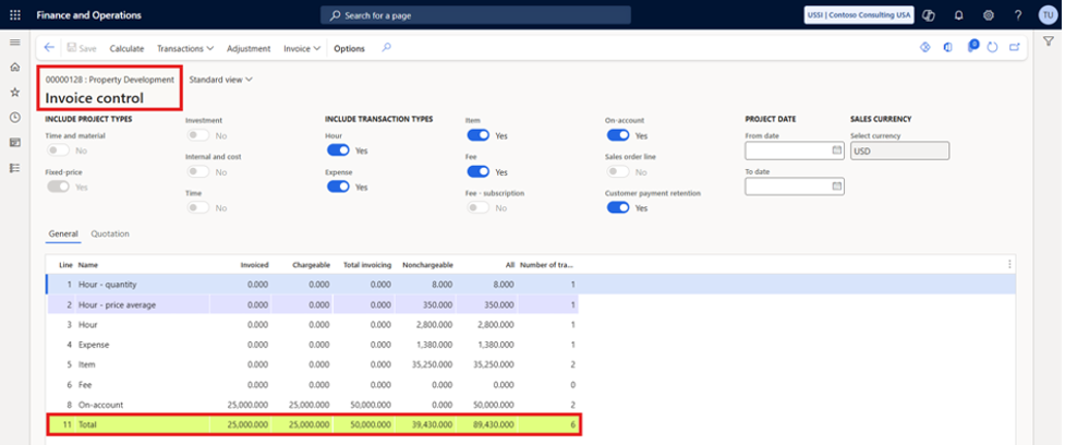 Production Orders for Projects: Cost Tracking and Invoicing in Dynamics 365 F&O
