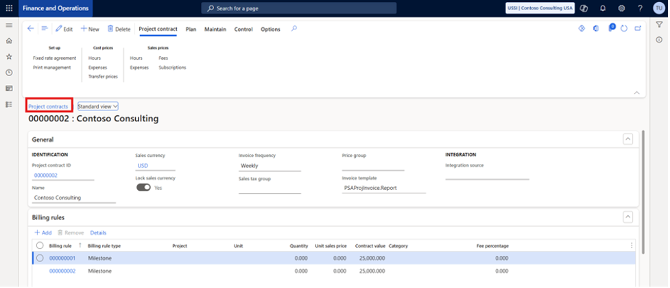 Production Orders for Projects: Cost Tracking and Invoicing in Dynamics 365 F&O