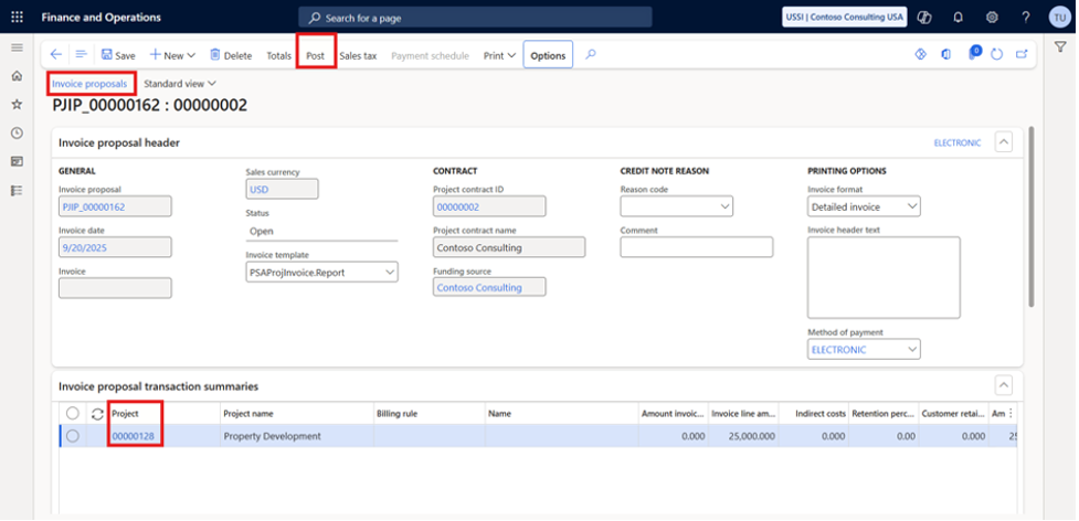 Production Orders for Projects: Cost Tracking and Invoicing in Dynamics 365 F&O
