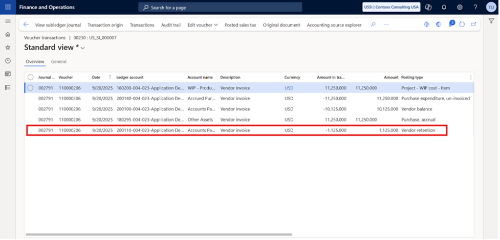 Purchase Orders and Accruals; Vendor Invoicing and Retention