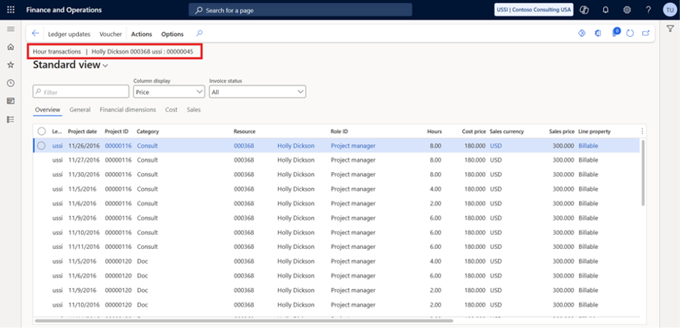Work Breakdown Structure (WBS); WBS Templates; WBS Scheduling and Cost Estimate Views; Project Forecasts and Budgets; Time and Expense Entries