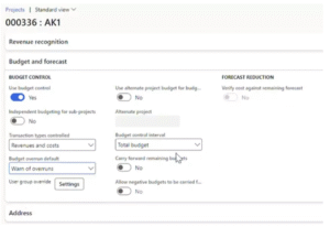 Project Management and Accounting in D365 F&O: An Overview for Project-Driven Businesses