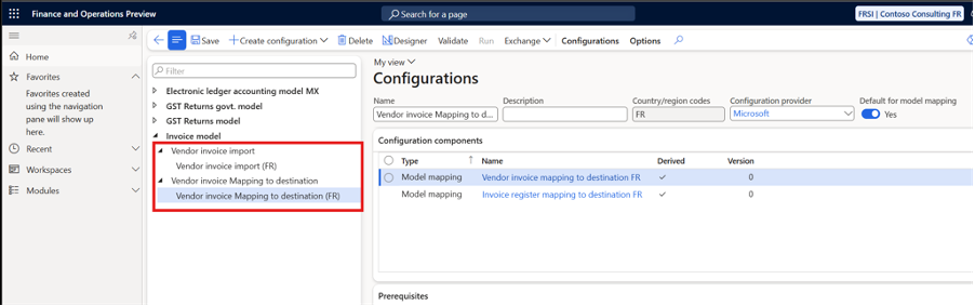 e-invoicing France, France e-invoicing, e invoicing in France, Dynamics 365 Finance e-invoicing, Electronic Reporting vendor invoices, vendor e-invoice import
