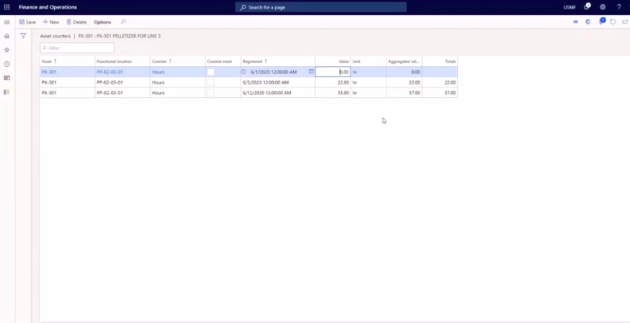 Condition based maintenance in D365 asset management triggered by equipment thresholds